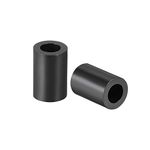 uxcell Nylon Round Spacer Washer 4.2mm ID 7mm OD 11mm Height for M4 Screws Black 300Pcs