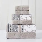 Modern Threads 6 Piece Set, 2 Bath 