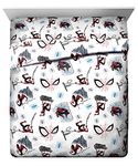 Jay Franco Marvel Spiderman Crawl Queen Sheet Set - 4 Piece Set Super Soft and Cozy Kid?s Bedding - Fade Resistant Microfiber Sheets (Official Marvel Product)