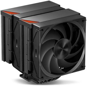 PCCOOLER RZ620 CPU Cooler TDP CPU Air Cooler Dual Tower CPU Fan 6 HeatPipe CPU Cooling System with Three Modes PWM Silent Fans, Easy Install Air Cooler for Intel LGA 115X/1200/1700,AMD AM4/AM5,BK