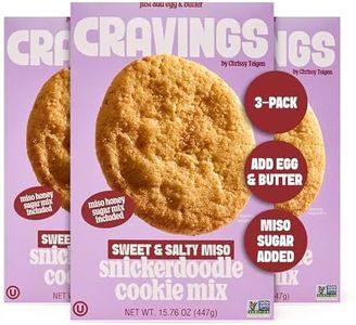 Cravings by Chrissy Teigen Miso Snickerdoodle Cookie Mix - Makes 12 4-inch Soft & Chewy Cookies, Easy Cookie Mix (Pack of 3)