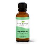 Plant Therapy Peppermint Essential Oil 30 mL (1 oz) 100% Pure, Undiluted, Therapeutic Grade
