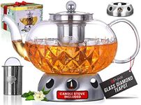 Pykal Glass Tea Pot With Removable 