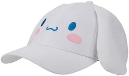 Bioworld Cinnamoroll Big Face Women’s White Adjustable Hat