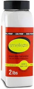 SMELLEZE Blood & Body Fluid Waste Clean Up Super Absorbent, Solidifier & Deodorizer: 2 lb. Granules Absorb Blood, Urine, Diarrhea, Vomit, Body Fluids & Other Water Based Bio Waste in Seconds
