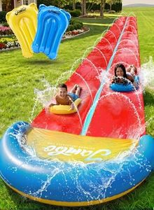 Jambo Double Lane Slip Splash and Slide (Double Lane, 24FT XL Slide)