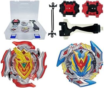 Gytobytle 2in1 Bey Peonzas with Casilla Blade Conjunto de Peonza Juguetes, with Launcher Asas
