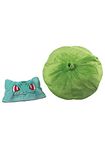 DISGUISE 90303 Bulbasaur Headband & Tail Set Pokemon Balbasaur Costume Accessories, Cartoon, Green, Adult Size