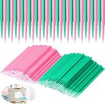 200 Pieces Sewing Machine Cleaning Brushes Disposable Clean Swabs Pointed Tips Cleaning Swabs Sewing Tool Multi Purpose Cleaning Swab Sticks for Paint Sewing Machine