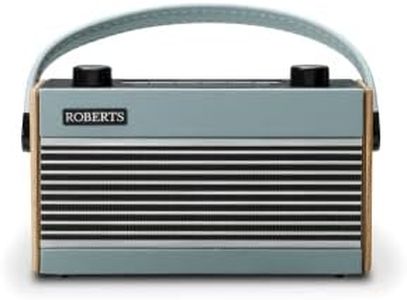 Roberts Rambler BT Retro/Digital Portable Bluetooth Radio with DAB/DAB+/FM RDS Wavebands - Blue