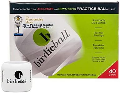 BirdieBall Practice Golf Balls, Limited Flight Golf Balls, Golf Training Balls (Pack of 12)