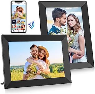 FANGOR 10.1 Inch WiFi Digital Picture Frame (2-Pack) with IPS HD Touchscreen, Smart Cloud Photo Frame with Built-in 32GB Storage, Auto Rotate, Wall Mount, Share Photos and Videos Anytime, Anywhere