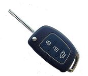 ABUNDANCE Genuine Flip Key Shell Replacement Compatible For Hyundai I20, Xcent, Grand I10, Verna Fluidic Etc