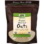 Now Foods, Organic Steel Cut Oats, 907g, Soy Free, Vegan, Non-GMO