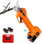 Kebtek Electric Secateurs,16.8V Electric Pruning Shears Electric Branch Scissors Cordless Pruner with Brushless Motor , 25mm Max Diameter