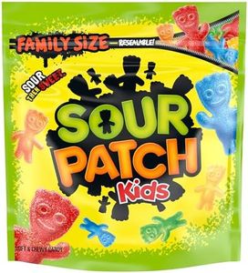 SOUR PATCH KIDS Soft & Chewy Candy, Family Size, 1.8 lb Bag