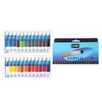 THOOVI - Miya Acrylic Paint 12Ml Tubes Set - 24 Colours, Assorted