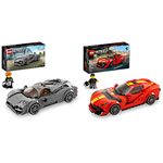 LEGO Speed Champions Pagani Utopia 76915 + 1970 Ferrari 512 M 76914 Race Car Toy Model Building Kits