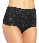 Cosabella Women's Never Say Never High Rise Thong, Black, Medium/Large