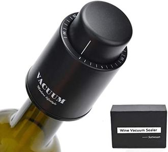 [2 PACK]Wine Bottle Stoppers,Real Vacuum Wine Stoppers,Reusable Wine Preserver,Wine Corks Keep Fresh,Best Gifts for Wine Lovers for christmas gifts.