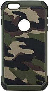 NX Coque Camouflage pour iPhone 5 5s SE-avec Support D'anneau Gratuit,Vert Camo