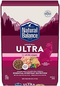 Natural Balance Original Ultra Chicken Meal & Salmon Meal Cat Food Whole Body Health Dry Food for Kittens to Adult Cats 15-lb. Bag