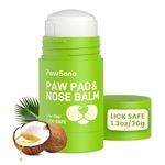 PawSono Lick-Safe Dog Paw & Nose Balm Stick with Coconut Oil | All-Natural Moisturizer & Soother for Dry, Cracked Snout & Pads | Nose Butter for Frenchies | Cream & Wax for Horse Hoof
