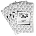 Caddent Golf Yardage Book (4-Pack) Rules Conforming Golf Notebook with Fairway and Green Mapping Pages ââ‚¬â€œ Compatible with Most Golf Score Book Holders and Golf Yardage Book Holder ââ‚¬â€œ Made