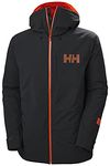 Helly-Hansen Mens Powderface Ski Jacket, 990 Black, Small