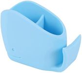 Whale Silicone Toothbrush Holder for Kids, Kids Bathroom Toothbrush, Toothpaste Storage Assistant. Blue Toothbrush Holders Bathroom Accessories