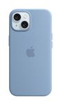 Apple iPhone 15 Silicone Case with MagSafe - Winter Blue ​​​​​​​