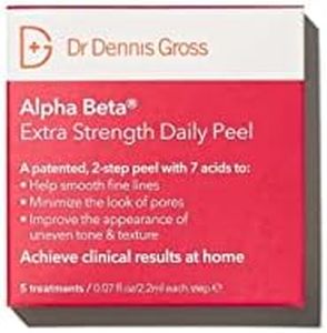 Dr. Dennis Gross Skincare Alpha Beta Daily Face Peel, Extra Strength 5 Count N/A