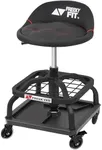 FreekyFit Rolling Shop Stool with W