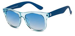 Hooper By Lenskart | Transparent Blue Full Rim Square Kids Sunglasses | 100% UV Protected | For Boys & Girls (Age 5-8 yrs) | HP S14899M