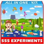 Kit4Curious 555 Experiments Diy Science Exploration Stem Activity Learning Toy Kit For Boys Girls Ages 6-16 Yrs Birthday Gift Set