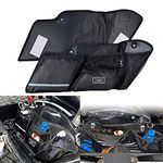 Goldfire Street Glide Storage Accessories, 2 Pack Saddlebag Liners Saddle Bag Side Tool Organizer Storage Bag For 2014-2022 Touring Road King Road Glide Electra Glide Saddlebag Wall Organizers (Black)