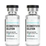 BACTERIOSTATIC Reconsitution Solution 30 ml in Glass Vial, 2 Pack