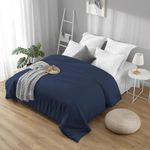 King Size Weighted Blanket Cover Navy Ultra Soft Minky Duvet Cover - Fits King Size Blanket 88x104 (This Item is for The Cover only - Does not Include a Weighted Blanket)