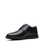 Clarks Men's Malwood Lace Oxford, Black Leather, 9.5 UK