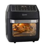 Quest 12L Air Fryer Oven with Rotisserie | Large Air Fryer, 10 Presets, Touch Screen & Viewing Window | 1700W, 60°C–200°C