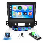 2+64G Android Car Stereo for Mitsubishi Outlander/Citroen C-Crosser/Peugeot 4007 2008-2015 Upgrade Radio Carplay Android Auto Mirror Link 30 Themes 9 inch Touchscreen FM GPS Bluetooth+AHD Camera&MIC