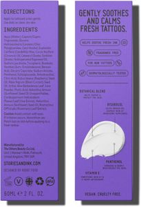 Stories & Ink Tattoo Aftercare Cream – Hydrating Skin Moisturizer