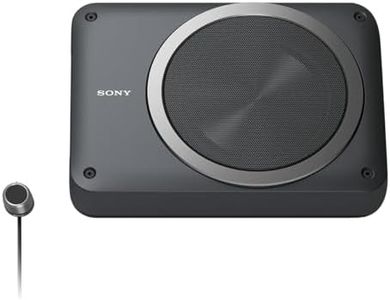 Sony XS-AW8 8-Inch Powered Under Seat Sub woofer with Wired Remote Control (XSAW8)