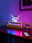 CoolGift Mart Drum Sticks Holder, Light Up Drumstick Holder Stand for Display And Collections, Drum Gifts for Men Women Boys Girls Drummers Birthday Christmas, Drum Accessories Music Room Home Decor