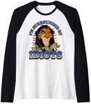Disney Lion King Scar Surrounded By Idiots Raglan Baseball Tee