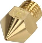 BROZZL MK10 Brass Nozzle 0.4 mm Diameter for Wanhao Duplicator, Flashforge Creator Pro, Qidi Tech I UVM