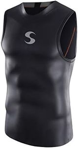 Synergy Men's EpicSpeed Neoprene Sleeveless Top (Black, Large)