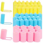 Weierken 56 Pcs Foam Hair Rollers,3 Sizes Sponge Rollers For Hair,Soft Sleeping Flexible Styling Curlers For Hair Styling,Heatless Curlers Suitable For Medium To Long Hair,DIY Curler Styling Tools