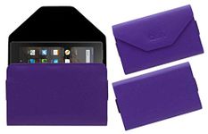 Acm Pouch Case Compatible with Kindle All Fire Hd 8 Tablet Flip Flap Cover Purple