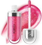 Kiko Milano 3D Hydra Lip Gloss – High Shine, Hydrating, Plumping, Non-Sticky, Moisturizing Lip Makeup – 10 Sparkling Strawberry – 6.5ml